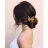 imageDEEKA 12 PCS 3D Moving Butterfly Hair Clips Metal Gold Moving Wings Butterfly Hair Accessories 90s Hair Clips Barrette for Women and Girls GoldGold with Tassel