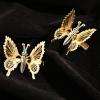 imageDEEKA 12 PCS 3D Moving Butterfly Hair Clips Metal Gold Moving Wings Butterfly Hair Accessories 90s Hair Clips Barrette for Women and Girls GoldGoldSilverRoseGoldBlack