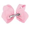 imageDEEKA 2 PCS 6quot Big Handmade Grosgrain Ribbon Solid Color Hair Bows Alligator Clips Hair Accessories for Little Teen Toddler Girls Kids Set of 2 RedLight Pink