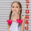 imageDEEKA 20 PCS Multicolored 6quot Handmade Grosgrain Ribbon Hair Bow Alligator Clips Hair Accessories for Little GirlsMixed Color4 Inch