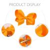 imageDEEKA 20 PCS Multicolored 6quot Handmade Grosgrain Ribbon Hair Bow Alligator Clips Hair Accessories for Little GirlsMixed Color4 Inch