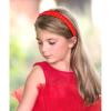 imageDEEKA 3 PCS Woven Headband Uniform Headband Hair Accessories Grosgrain Ribbon Weaved Hair Band for Women Girls Teens Football Softball Cheer Sports MaroonampampYellowBlackRed