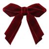 imageDEEKA 4 PCS 6quot Large Velvet Bows Hair Clips Barrettes Hair Accessories for Women and GirlsRedBlackDark GreenBrown Velvet
