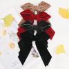 imageDEEKA 4 PCS 6quot Large Velvet Bows Hair Clips Barrettes Hair Accessories for Women and GirlsRedBlackDark GreenBrown Velvet