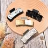 imageDEEKA 4 Pack Large Western Hair Clips Artificial Leather Cowhide Pattern Hair Claw Clips 4quot Cowgirl Black Brown Hair Clips Set for Thick Hair Western Accessories Gifts for Women and GirlsColor E