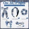 imageDEEKA 5 Styles Uniform Plaid Long Tail Hair Bows Knotted Headband Scrunchies Bow Set Alligator Clips Back to School Accessories for Toddler Little School Girls BlueampampWhite 5 StylesBlueWhite 5 Styles