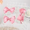 imageDEEKA Beige Bow Headband ampamp 2 Pcs Satin 4 Inch Hair Bows Set Uniform Hair Accessories Hair Band for Little Toddler School Girls BeigeDusty Pink