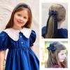imageDEEKA Burgundy School Hair Accessories Set 13 Pcs Uniform Hair Bow Headband Clips Hair Ties Curly Korker Bows for Little Toddler School Girls BurgundyNavy