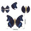 imageDEEKA Butterfly Hair Clips 16 PCS Small Realistic Colorful Handmade 90s Hair Clips Barrette Hair Accessories for Women and Girls YellowBlack