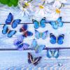 imageDEEKA Butterfly Hair Clips 16 PCS Small Realistic Colorful Handmade 90s Hair Clips Barrette Hair Accessories for Women and Girls YellowBluePurple