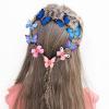 imageDEEKA Butterfly Hair Clips 16 PCS Small Realistic Colorful Handmade 90s Hair Clips Barrette Hair Accessories for Women and Girls YellowMulticolor A