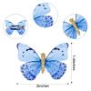 imageDEEKA Butterfly Hair Clips 16 PCS Small Realistic Colorful Handmade 90s Hair Clips Barrette Hair Accessories for Women and Girls YellowMulticolor A