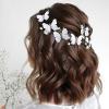 imageDEEKA Butterfly Hair Clips 16 PCS Small Realistic Colorful Handmade 90s Hair Clips Barrette Hair Accessories for Women and Girls YellowOff White