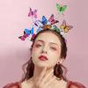 imageDEEKA Butterfly Headbands Fascinators Hat Women Butterfly Costume Crown Headpiece for Women and GirlsMulticolor