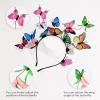 imageDEEKA Butterfly Headbands Fascinators Hat Women Butterfly Costume Crown Headpiece for Women and GirlsMulticolor