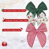 imageDEEKA Large Christmas Fable Hair Bows 3 PCS Red and Green Velvet Bows Plaid Checkered Hair Bow Clips for Toddler Girls Fabric Christmas Hair Accessories for Little Girls KidsGreenRed GinghamXmas Pattern