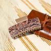 imageDEEKA Real Leather Large Western Hair Clips Cow Printed Cowhide Tooled 4quot Hair Claw Clips Gifts for Thick Hair Country Girls Cowgirl Stuff Western Hair Accessories Gift for Women and Girls BrownBrown Embossed