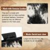 imageDEEKA Real Leather Large Western Hair Clips Cow Printed Cowhide Tooled 4quot Hair Claw Clips Gifts for Thick Hair Country Girls Cowgirl Stuff Western Hair Accessories Gift for Women and Girls BrownBlack Cowhide