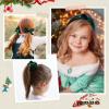 imageDEEKA Velvet Hair Bows ampamp Knotted Headband ampamp Scrunchy Fable Hair Bow Headband Set Velvet Scrunchies Alligator Clips for Toddler Girls ampamp Women BlackDark Green