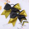 imageDEEKA 10 PCS 8quot Rhinestones Large Cheer Hair Bows Glitter Cheer Ponytail Holder Handmade for Teen Girls Softball Cheerleader Sports Hot PinkGlitter GoldBlackPack of 8