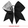 imageDEEKA 10 PCS 8quot Rhinestones Large Cheer Hair Bows Glitter Cheer Ponytail Holder Handmade for Teen Girls Softball Cheerleader Sports Hot PinkGlitter SilverBlackPack of 8