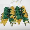 imageDEEKA 10 PCS 8quot Rhinestones Large Cheer Hair Bows Glitter Cheer Ponytail Holder Handmade for Teen Girls Softball Cheerleader Sports Hot PinkGlitter GoldGreenPack of 8