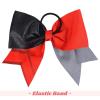 imageDEEKA 10 PCS 8quot Rhinestones Large Cheer Hair Bows Glitter Cheer Ponytail Holder Handmade for Teen Girls Softball Cheerleader Sports Hot PinkGlitter BlackRedPack of 8