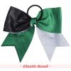 imageDEEKA 10 PCS 8quot Rhinestones Large Cheer Hair Bows Glitter Cheer Ponytail Holder Handmade for Teen Girls Softball Cheerleader Sports Hot PinkGlitter BlackGreenPack of 8