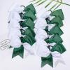 imageDEEKA 10 PCS 8quot Rhinestones Large Cheer Hair Bows Glitter Cheer Ponytail Holder Handmade for Teen Girls Softball Cheerleader Sports Hot PinkGreenWhitePack of 10