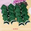 imageDEEKA 10 PCS 8quot Rhinestones Large Cheer Hair Bows Glitter Cheer Ponytail Holder Handmade for Teen Girls Softball Cheerleader Sports Hot PinkGreenWhiteBlackPack of 8