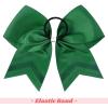 imageDEEKA 10 PCS 8quot Rhinestones Large Cheer Hair Bows Glitter Cheer Ponytail Holder Handmade for Teen Girls Softball Cheerleader Sports Hot PinkGreenWhiteBlackPack of 8