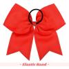 imageDEEKA 10 PCS 8quot Rhinestones Large Cheer Hair Bows Glitter Cheer Ponytail Holder Handmade for Teen Girls Softball Cheerleader Sports Hot PinkRedRhinestone Pack of 10