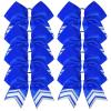 imageDEEKA 10 PCS 8quot Rhinestones Large Cheer Hair Bows Glitter Cheer Ponytail Holder Handmade for Teen Girls Softball Cheerleader Sports Hot PinkRoyal BlueSilverWhitePack of 8