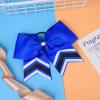 imageDEEKA 10 PCS 8quot Rhinestones Large Cheer Hair Bows Glitter Cheer Ponytail Holder Handmade for Teen Girls Softball Cheerleader Sports Hot PinkRoyal BlueWhiteBlackPack of 8