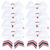 imageDEEKA 10 PCS 8quot Rhinestones Large Cheer Hair Bows Glitter Cheer Ponytail Holder Handmade for Teen Girls Softball Cheerleader Sports Hot PinkWhiteRedBlackPack of 8