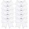 imageDEEKA 10 PCS 8quot Rhinestones Large Cheer Hair Bows Glitter Cheer Ponytail Holder Handmade for Teen Girls Softball Cheerleader Sports Hot PinkWhiteRhinestone Pack of 10