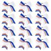 imageDEEKA 12 PCS Softball Cheer Bows 8quot Softball Thread Large Cheer Hair Bows Ponytail Holder Handmade for Teen Girls Sports Cheerleader Royal BlueBlackWhiteWhite Glitter Royal BlueRed