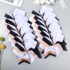 imageDEEKA 12 PCS Softball Cheer Bows 8quot Softball Thread Large Cheer Hair Bows Ponytail Holder Handmade for Teen Girls Sports Cheerleader Royal BlueBlackWhiteWhiteOrangeBlack