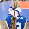 imageDEEKA 12 PCS Softball Cheer Bows 8quot Softball Thread Large Cheer Hair Bows Ponytail Holder Handmade for Teen Girls Sports Cheerleader Royal BlueBlackWhiteWhite Glitter Royal BlueRed