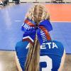 imageDEEKA 12 PCS Softball Cheer Bows 8quot Softball Thread Large Cheer Hair Bows Ponytail Holder Handmade for Teen Girls Sports Cheerleader Royal BlueBlackWhiteRoyal Blue Glitter RedWhite
