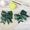 imageDEEKA 12 PCS Softball Cheer Bows 8quot Softball Thread Large Cheer Hair Bows Ponytail Holder Handmade for Teen Girls Sports Cheerleader Royal BlueBlackWhiteHunter Green Glitter BlackWhite