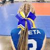 imageDEEKA 12 PCS Softball Cheer Bows 8quot Softball Thread Large Cheer Hair Bows Ponytail Holder Handmade for Teen Girls Sports Cheerleader Royal BlueBlackWhiteRoyal BlueYellowWhite