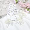 imageDEEKA 12 Pcs Bridesmaid Proposal Gifts Pearl Hair Claw Clips ampamp Bridesmaid Knot Bracelet Bachelorette Party Wedding Favors Bridal Party Present Hair Accessories for WomenGold BraceletsSilver Bracelets