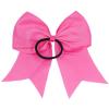 imageDEEKA 12PCS 8quot Two Toned Large Cheer Hair Bows Ponytail Holder Handmade for Teen Girls Softball Cheerleader SportsLight PinkBright PinkBright Pink Pack of 12