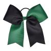 imageDEEKA 12PCS 8quot Two Toned Large Cheer Hair Bows Ponytail Holder Handmade for Teen Girls Softball Cheerleader SportsLight PinkBright PinkForest GreenBlack