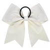 imageDEEKA 12PCS 8quot Two Toned Large Cheer Hair Bows Ponytail Holder Handmade for Teen Girls Softball Cheerleader SportsLight PinkBright PinkGlitter Off White