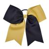 imageDEEKA 12PCS 8quot Two Toned Large Cheer Hair Bows Ponytail Holder Handmade for Teen Girls Softball Cheerleader SportsLight PinkBright PinkGoldBlack