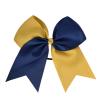 imageDEEKA 12PCS 8quot Two Toned Large Cheer Hair Bows Ponytail Holder Handmade for Teen Girls Softball Cheerleader SportsLight PinkBright PinkNavy BlueAntique Gold