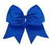 imageDEEKA 12PCS 8quot Two Toned Large Cheer Hair Bows Ponytail Holder Handmade for Teen Girls Softball Cheerleader SportsLight PinkBright PinkRoyal Blue Pack of 12