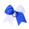 imageDEEKA 12PCS 8quot Two Toned Large Cheer Hair Bows Ponytail Holder Handmade for Teen Girls Softball Cheerleader SportsLight PinkBright PinkRoyal BlueWhite Pack of 12